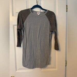 LuLaRoe Randy Raglan Baseball Tee - Size S